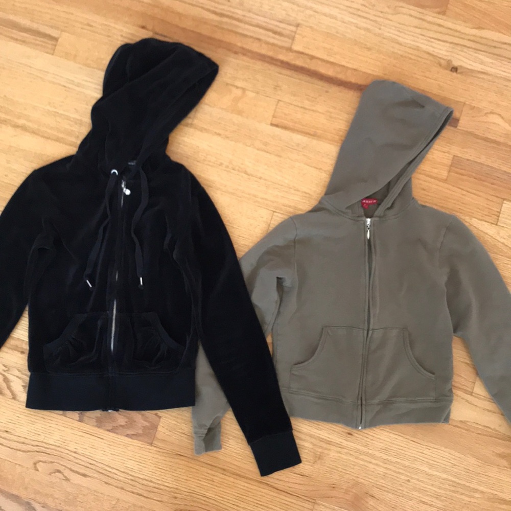 2 hoodies express and basics